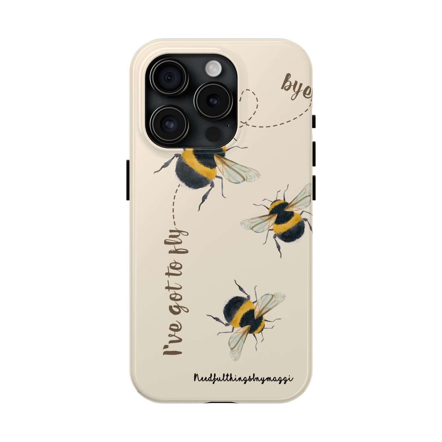 Bee Series iPhone (13-15 Pro, Plus, Max, Mini) Tough Case