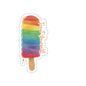 Rainbow Frozen Treat Indoor/Outdoor Vinyl Die-Cut Sticker