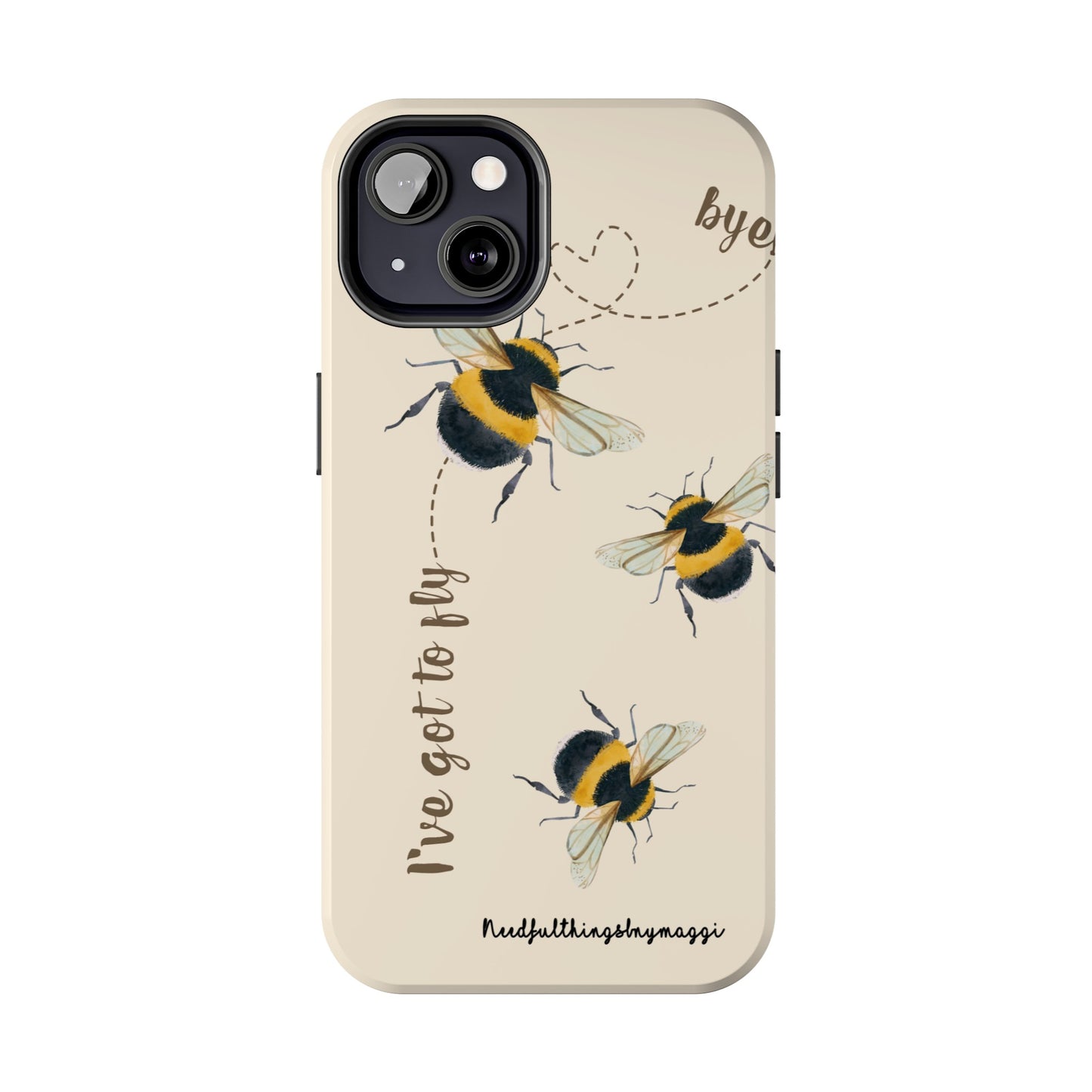 Bee Series iPhone (13-15 Pro, Plus, Max, Mini) Tough Case