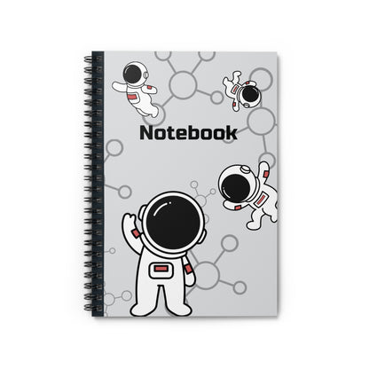 Astronaut Themed Spiral Bound Notebook