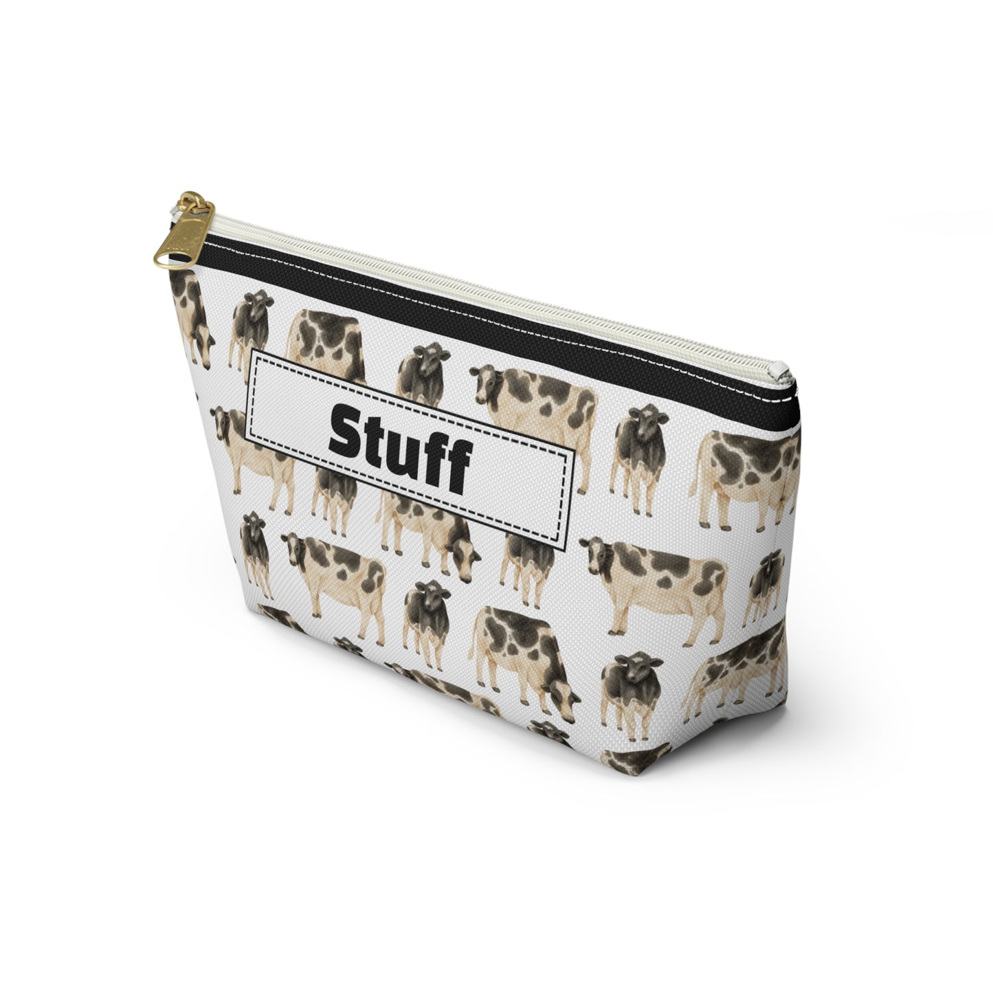 Farm Cow Print Travel Accessory Bag For All Your Lady Stuff!