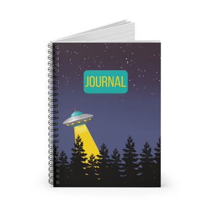 Alien Themed Spiral Bound Notebook