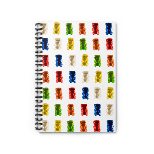 Gummy Bear Themed (Multi) Candy Spiral Notebook