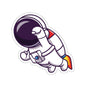 Astronaut Jet Pack Indoor/Outdoor Vinyl Die Cut Sticker