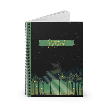 Green Forest Spiral Bound Notebook