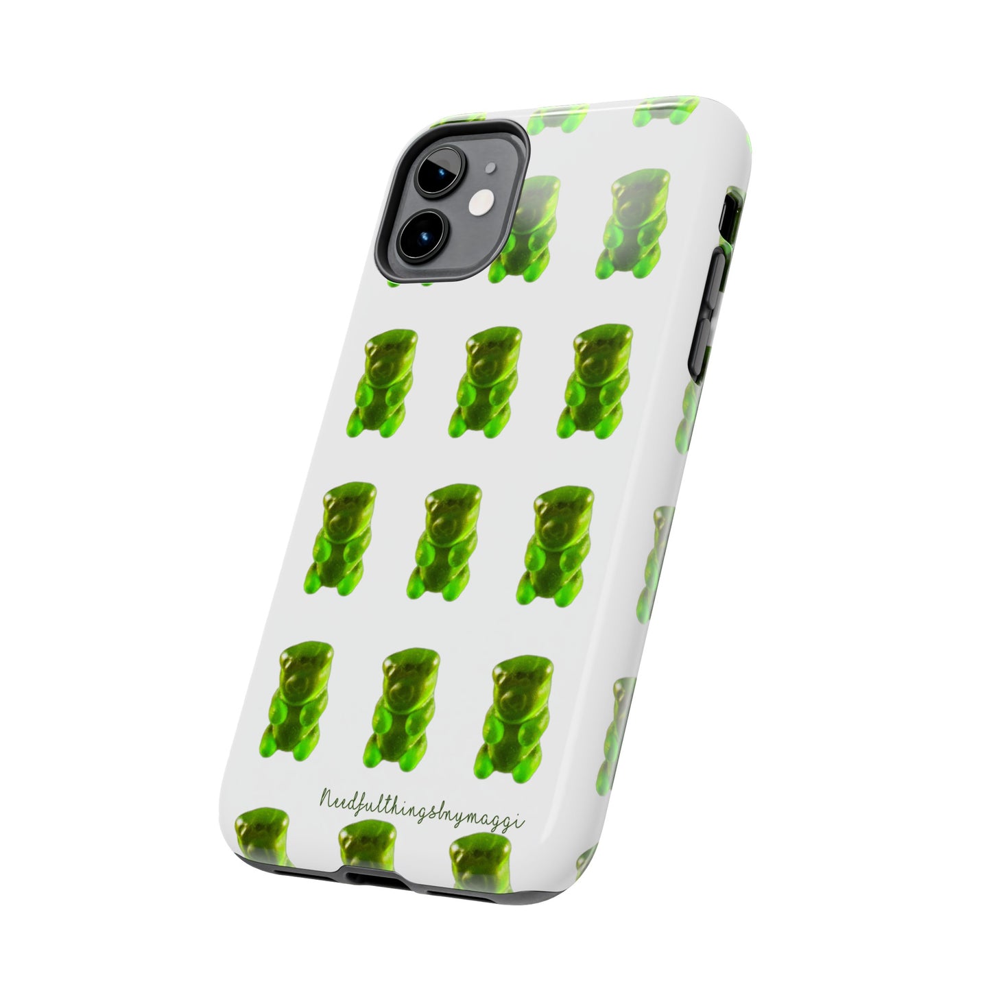 Gummy Candy (Green) Series iPhone (11-15 Pro, Plus, Max, Mini) Tough Case