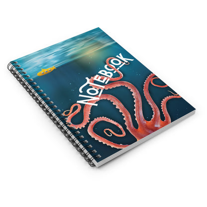 Octopus Vs Sub Spiral Bound Notebook