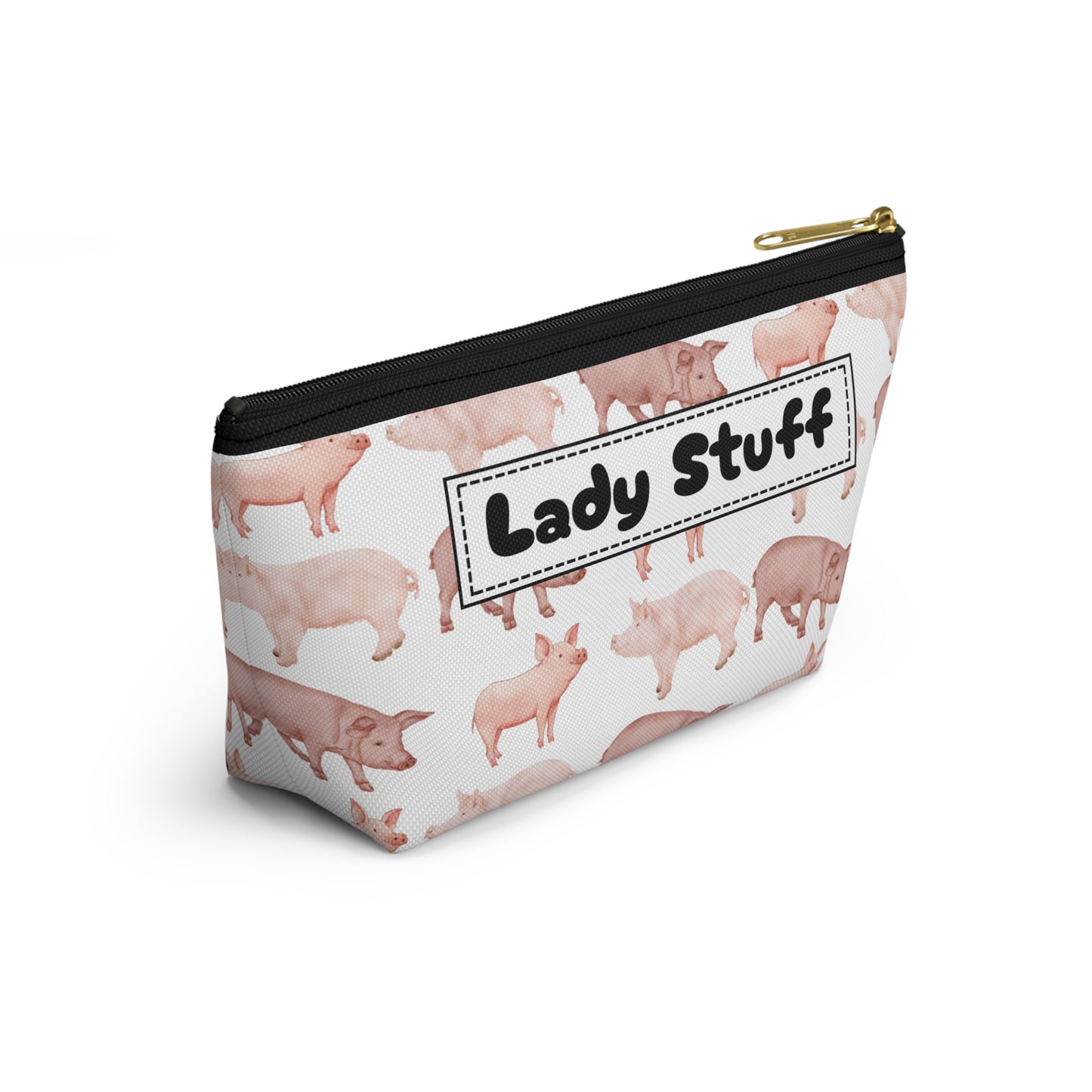 Farm Pig Print Travel Accessory Bag - Organize Your Pig Pen!