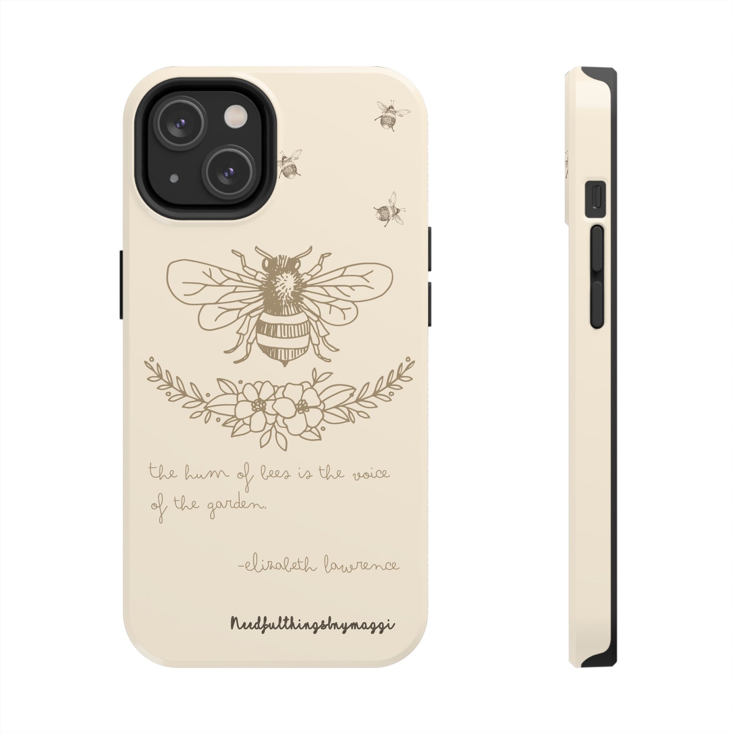 Bee Series iPhone (13-15 Pro, Plus, Max, Mini) Tough Case