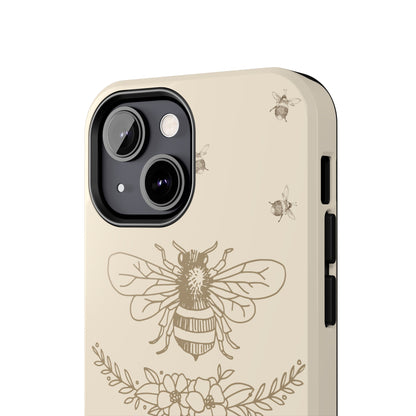 Bee Series iPhone (13-15 Pro, Plus, Max, Mini) Tough Case