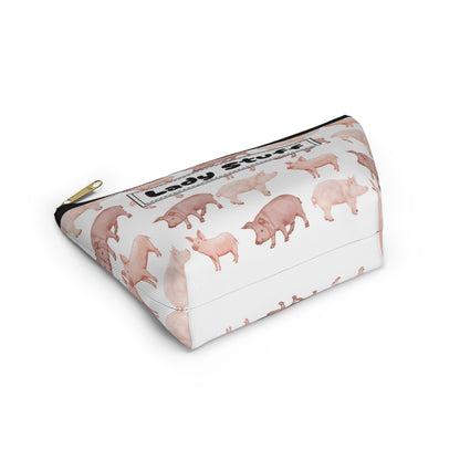 Farm Pig Print Travel Accessory Bag - Organize Your Pig Pen!