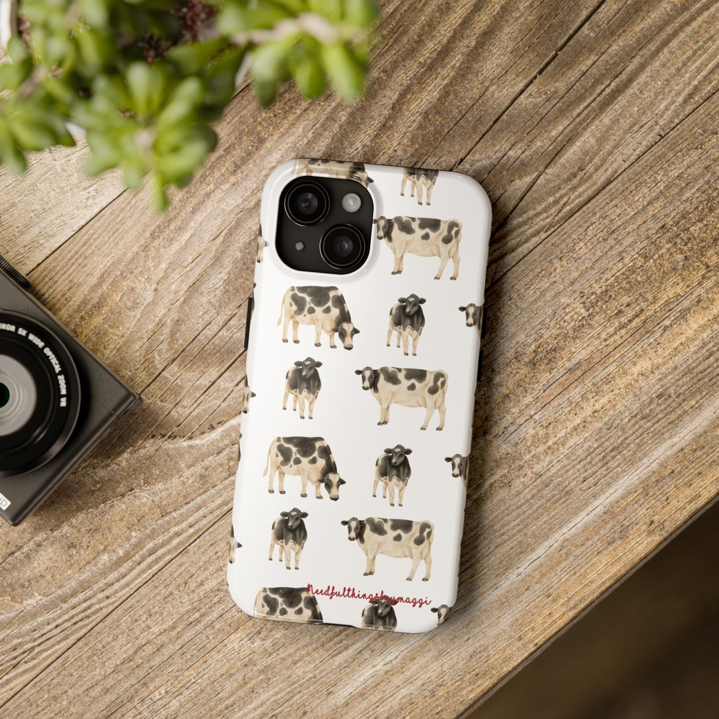 Cow Farm Series iPhone (11-15 Pro, Plus, Max, Mini) Tough Case