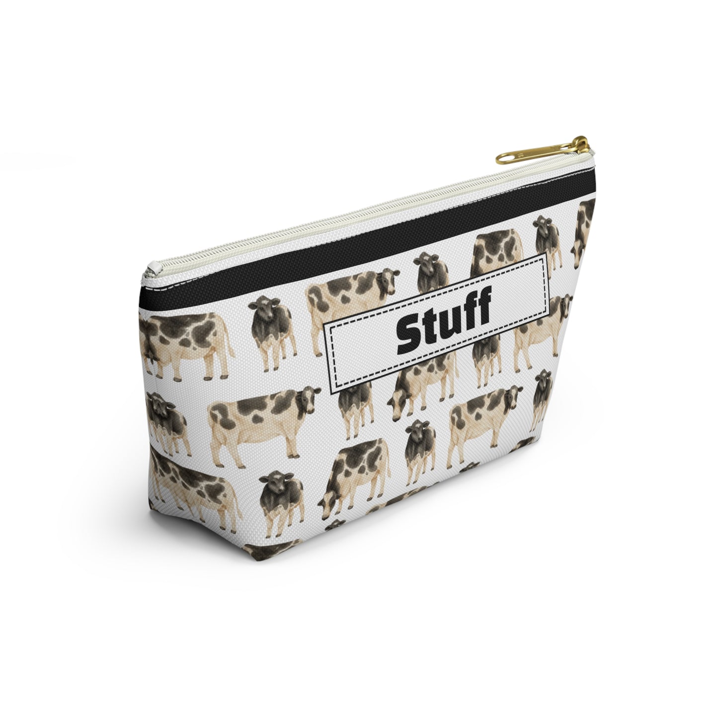 Farm Cow Print Travel Accessory Bag For All Your Lady Stuff!