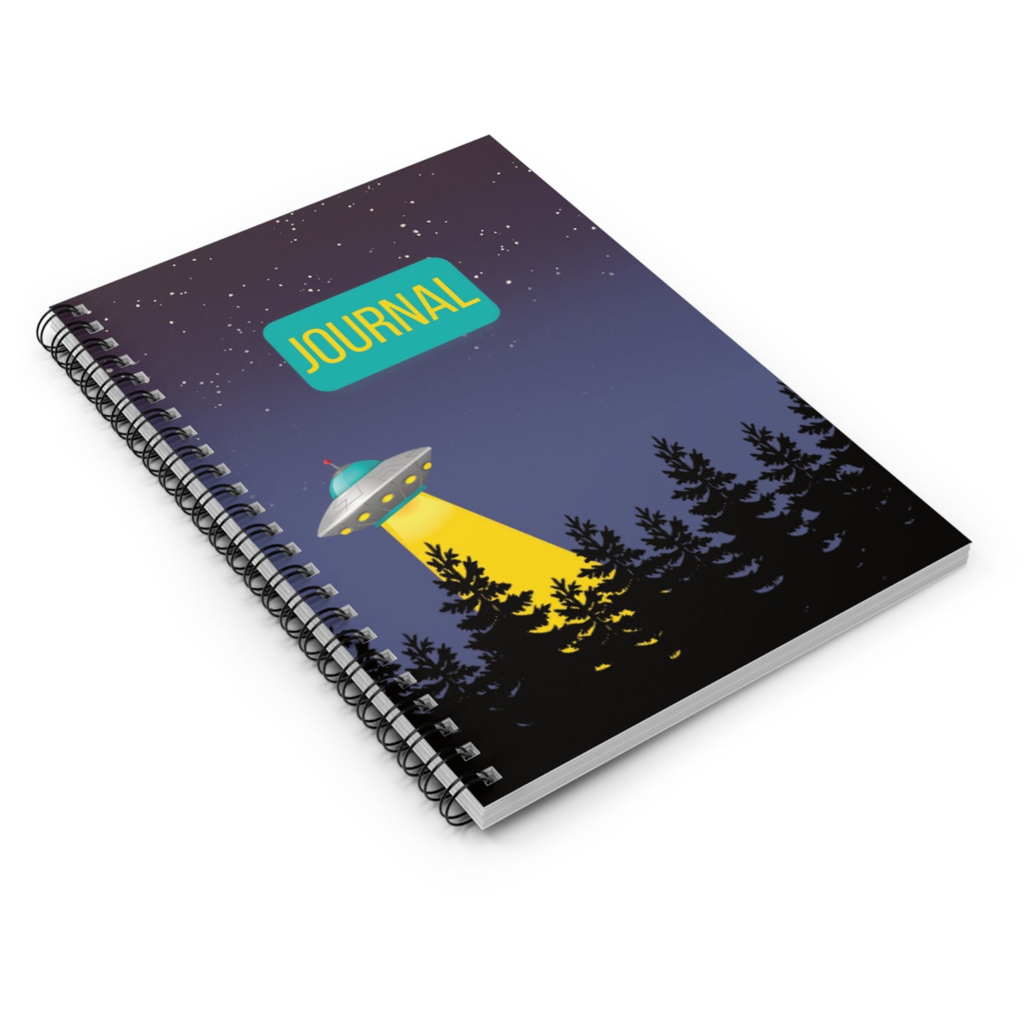 Alien Themed Spiral Bound Notebook