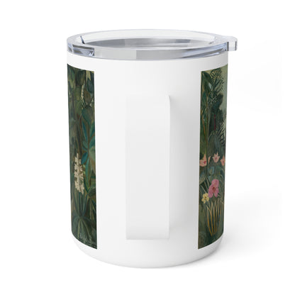 Vintage Design Insulated Coffee Mug, 10oz