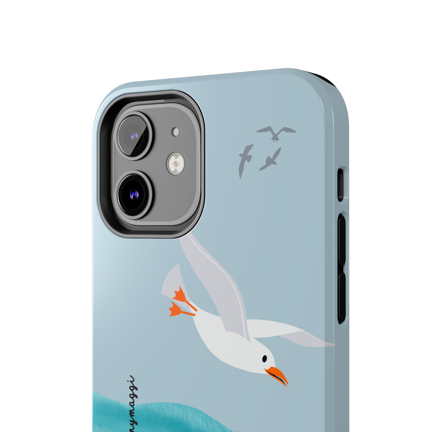 Seagull vs Octopus Series iPhone (11-15 Pro, Plus, Max, Mini) Tough Case