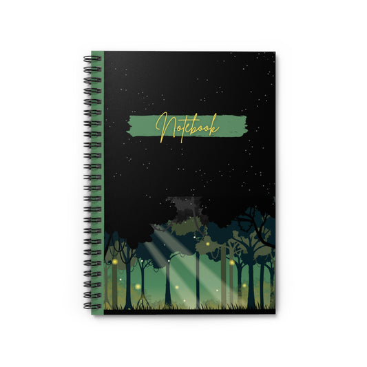 Green Forest Spiral Bound Notebook