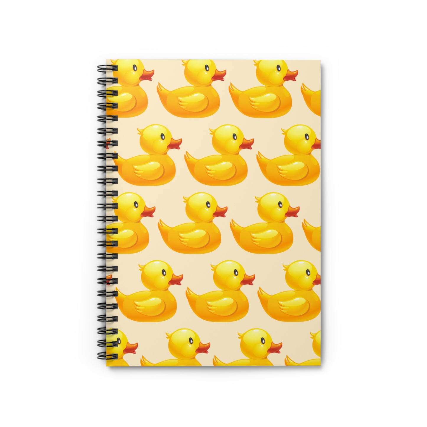 Rubber Duck Themed Spiral Notebook