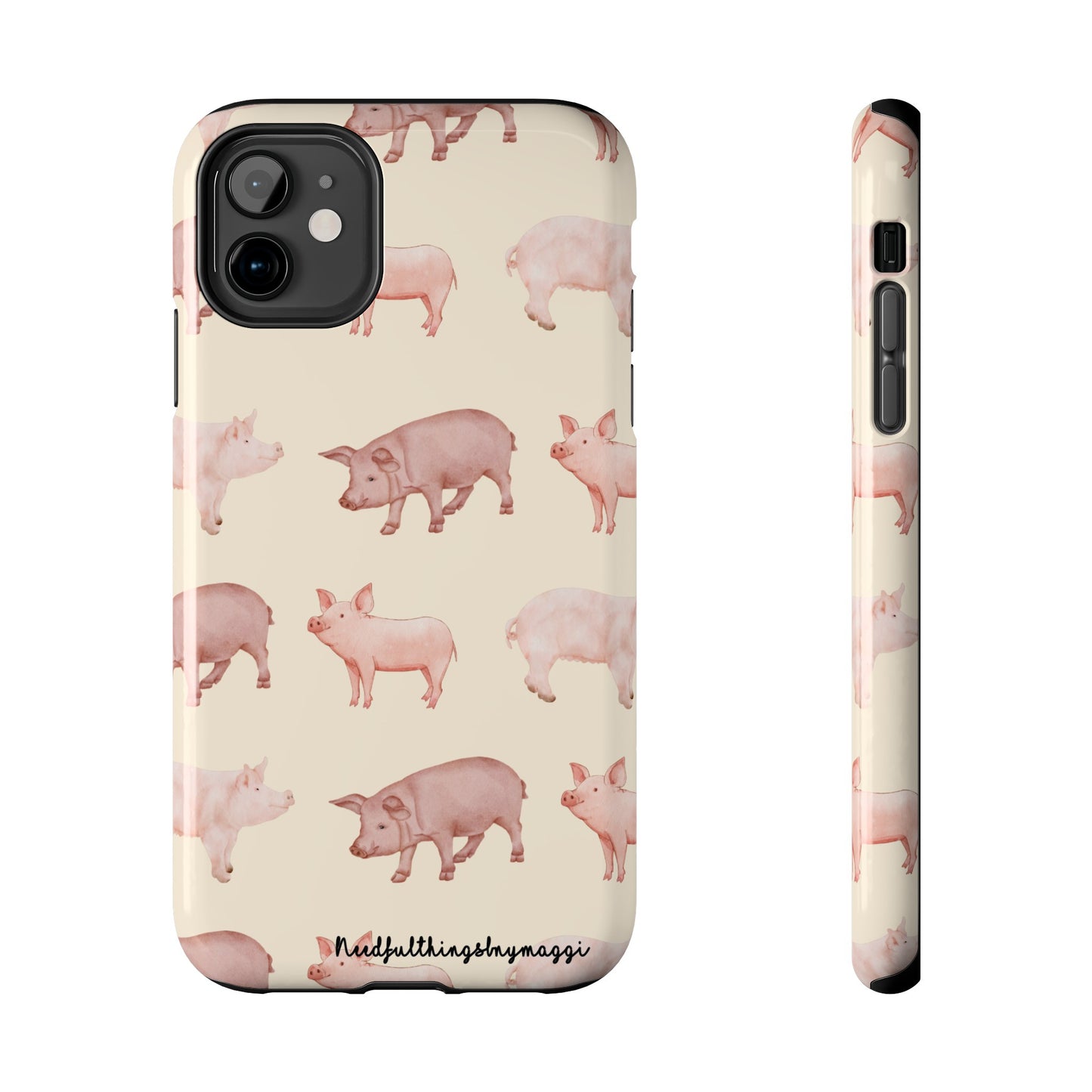 Pig Farm Series iPhone (11-15 Pro, Plus, Max, Mini) Tough Case