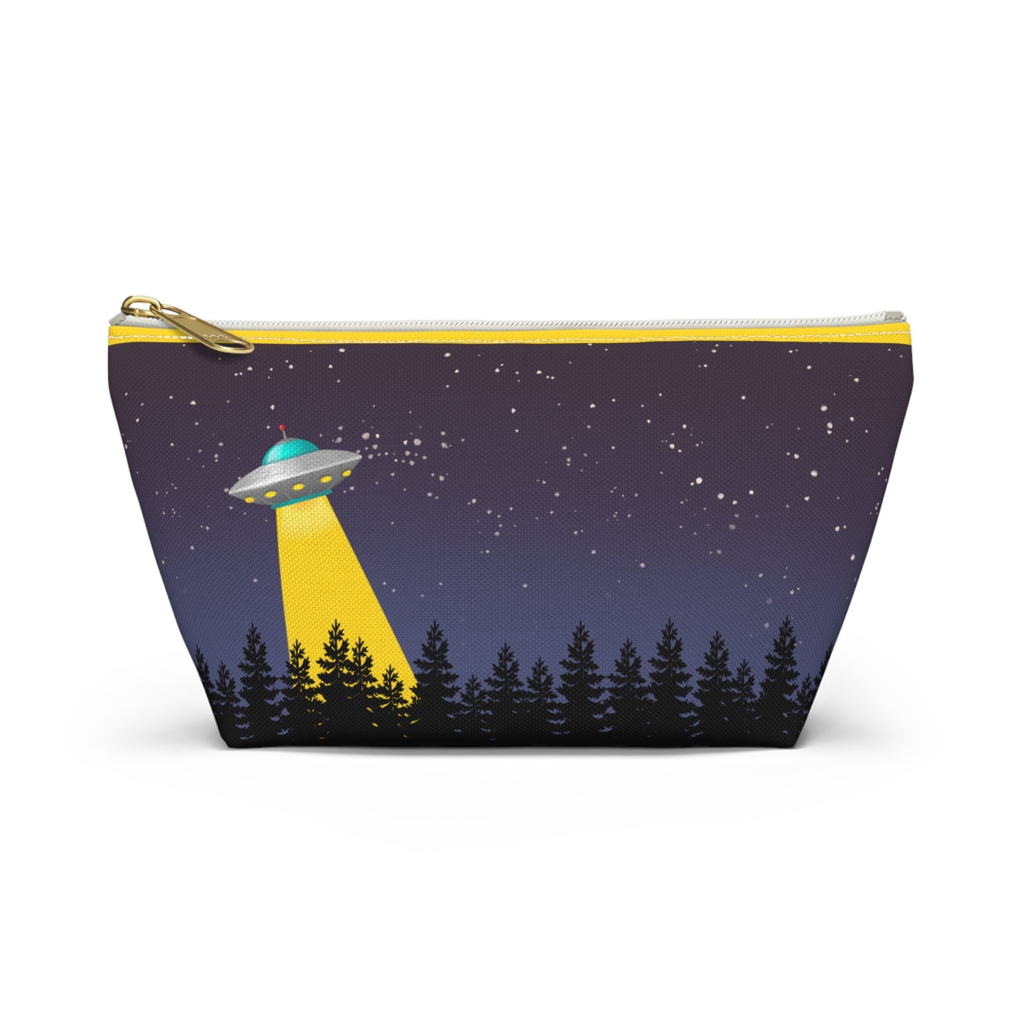 Alien UFO Print Travel Accessory Bag